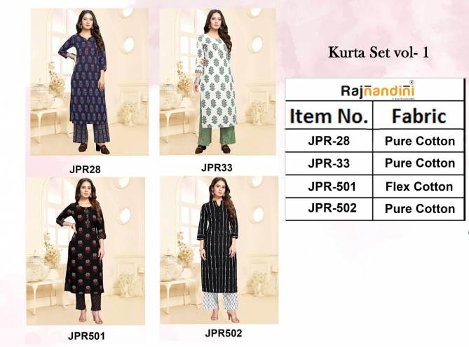 kurta set vol -1  Latest Fancy Designer Printed Mix Fabric Salwar Suit Collection